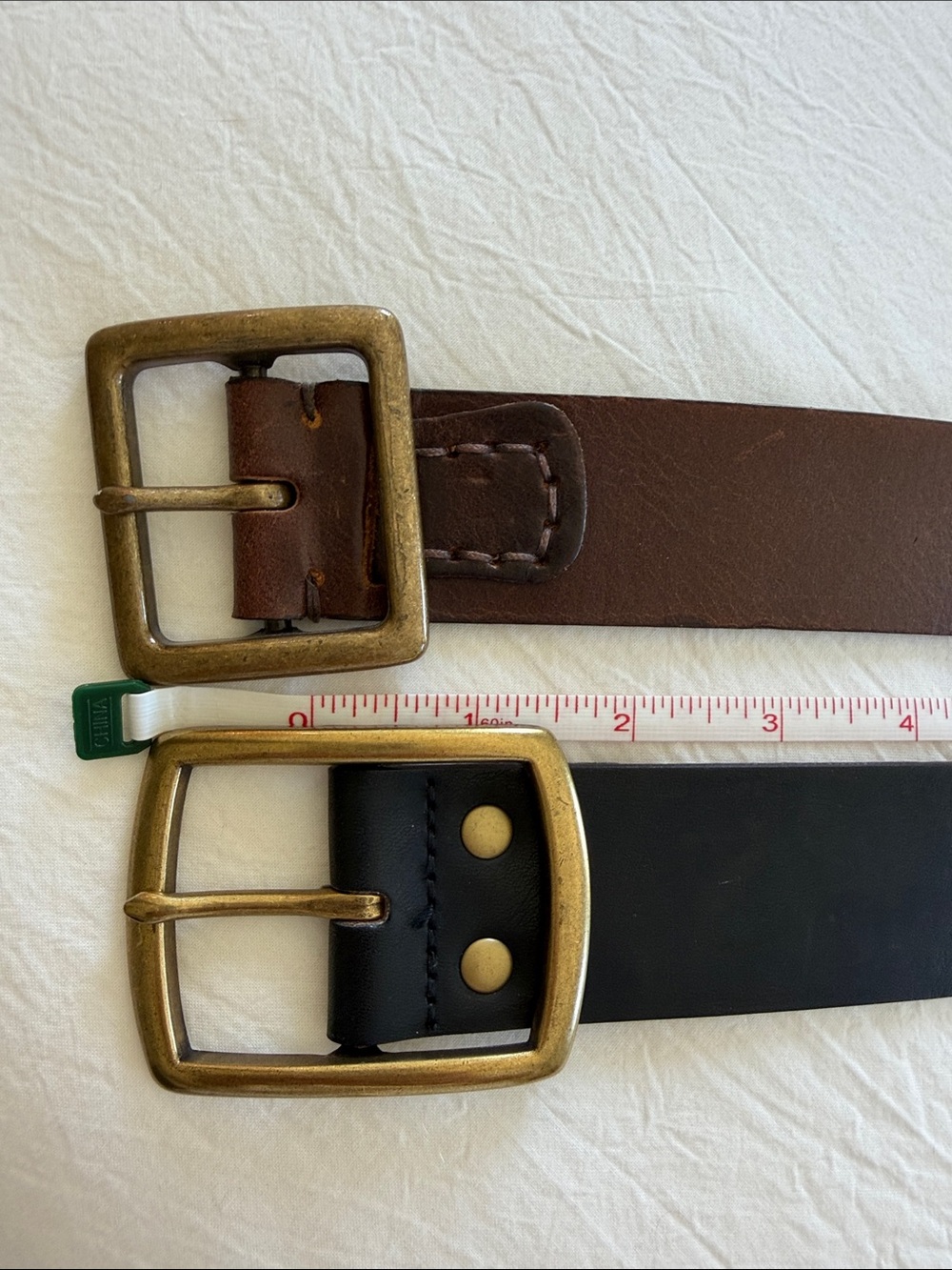 Classic Leather women’s Belt - Black & Brown